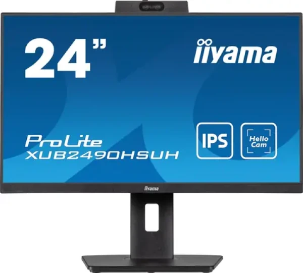 24" IIYAMA ProLite XUB2490HSUH-B1 černá / IPS / 1920x1080 / 16:9 / 4ms / 1300:1 / 250cd / repro / HDMI / DP (XUB2490HSUH-B1)