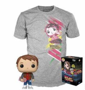 Funko POP Tee: BTTF- Marty w/Hoverboard- M