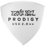 Ernie Ball Prodigy Picks 2.0 White Large Shield