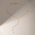 ELENYS Flow – pozlacený náhrdelník 18K žluté zlato Délka náhrdelníku: 56+5,5 cm / max. 61,5 cm