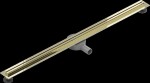 MEXEN - Flat 360 Slim žlab otočný 110 cm zlato 1541110