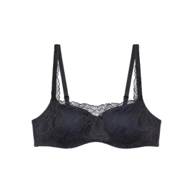 Dámská podprsenka Body Make-Up Illusion Lace Balconette - Triumph černá (0004) 070D