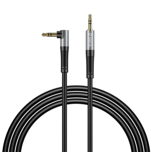 Orico AXW černá / Audio kabel / Jack 3,5mm (M) - Jack 3,5mm (M) / lomený / 3 m