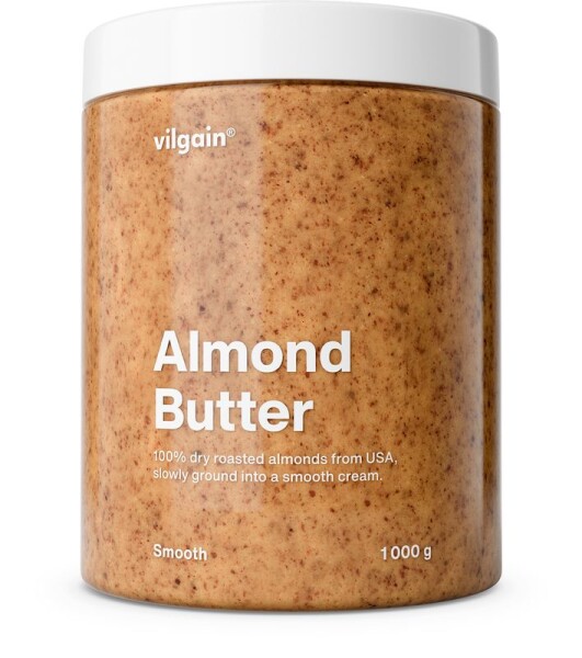 Vilgain Mandlové máslo – jemné mandle 1 000 g