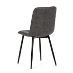 Jídelní židle, černá, látka vintage, CT-281 BK3