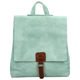 Stylový dámský kabelko-batoh Friditt, zelená