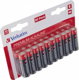 Verbatim Alkalická AA 20 ks / Baterie / LR6 (49877)