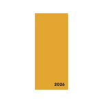 Týdenní diář 2026 Karton P+P kapesní - PVC VERDE hořčice