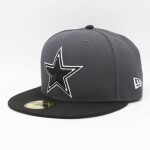 New Era Pánská kšiltovka Dallas Cowboys NFL 2-Tone 59FIFTY Fitted Graphite Velikost: 7