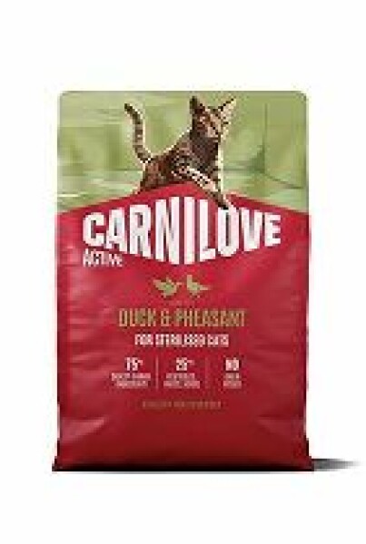 Carnilove Cat Active Dry Duck&Pheas.Steril.Ad.AB 2kg