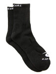 Rip Curl CORP CREW 5PK black pánské ponožky