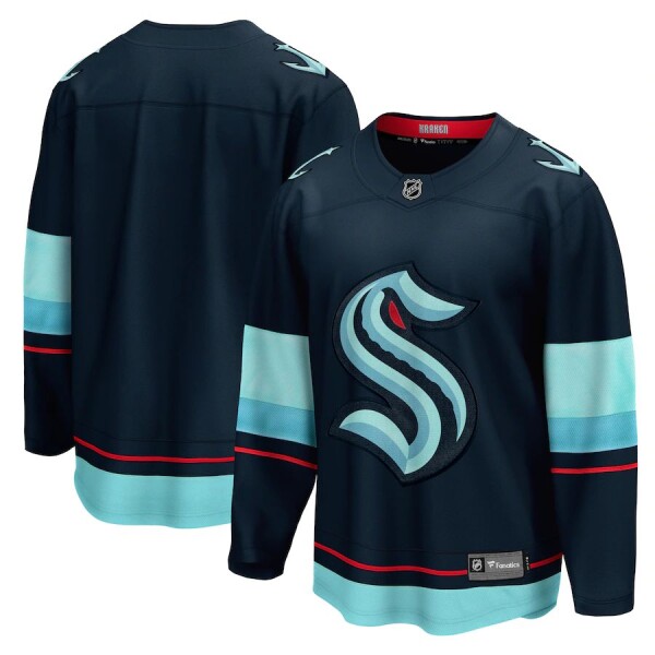 Fanatics Pánský dres Seattle Kraken Breakaway Home Jersey Velikost: