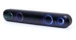Gembird SPKBT-BAR400L černá / Soundbar / Bluetooth 5.0 / LED podsvícení / 2x5W / microSD (SPKBT-BAR400L)