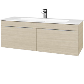 Dřevojas - Umyvadlová skříňka ASTON SZZ2 120 - D04 Dub / Úchytka T05 / D04 Dub 404680F