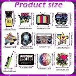 Dovoz Party sada dekorace 80. léta 36 ks