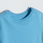 Basic tričko s krátkým rukávem- modré - 68 BLUE
