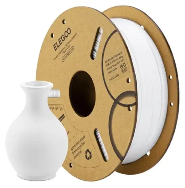 Elegoo PLA bílá / Struna pro 3D tiskárnu / PLA / 1.75mm / 1kg (50.203.0039)