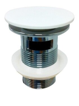 SAPHO - NIAGARA umyvadlová výpust 5/4“, click-clack, Rockstone bílá mat WN060