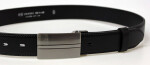 PENNY BELTS 35-020-8PS-60 Pánský kožený opasek černý 110cm