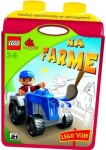 Náučné vymaľovánky so samolepkami Na farme LEGO