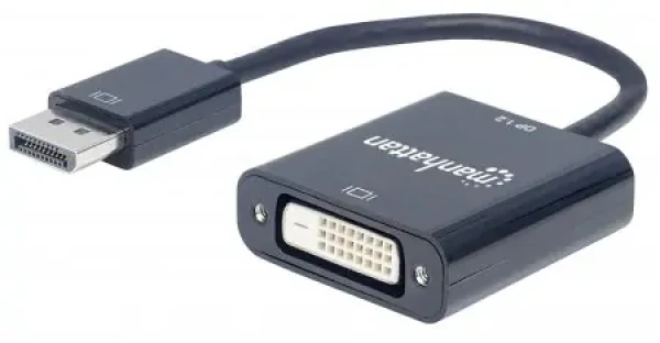 Manhattan DisplayPort 1.2a DVI-D / 23cm (152228)
