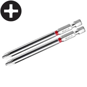 FORTUM 4741222 Bit prodloužený, PH 2, 90mm, sada 2ks