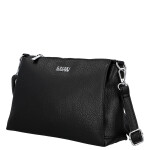 Trendy dámská koženková crossbody kabelka Denissa, černá