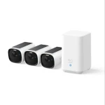 Anker eufy E40 2K bílá / Venkovní kamera se solárním nabíjením / sada 3ks + jednotka HomeBase 2 (E8144324)