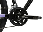 KROSS EVADO 7.0 LADY, rám 17" (M), model 2025, pneu 28", barva černá - ZDARMA dopravné, seřízení, odborná montáž a dárkový poukaz na nákup příslušenství! (Záruka nejlepší ceny! Nakupujte u autorizovaného prodejce!)
