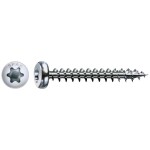 SPAX 880930140045035 R 88093 Ruko m.Spitze/T-STAR šroub do dřeva 4.5 mm 35 mm Torx, vnitřní korunka šestihranná ocel galvanizováno zinkem 500 ks