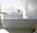 DURAVIT - Paiova Vana asymetrická, 170x100 cm, s panelem, pravá, bílá 700265000000000
