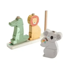 Mattel Fisher Price dřevěná skládačka zvířátka