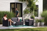 Keter CLAIRE SEATERS SOFA set grafit