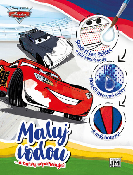 Jiri Models Jiri Models, 2669-1, kreslení vodou/vodní omalovánky, Auta