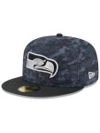 New Era Pánská kšiltovka Seattle Seahawks NFL Throwback 2026 Salute to Service 59FIFTY Fitted Velikost: 7 3/8