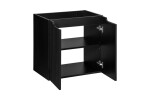 COMAD - Skříňka pod umyvadlo 60cm 2 dvířka NOVA BLACK 5907611663752