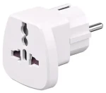 MicroConnect Univerzální cestovní zásuvka Schuko - Universal bílá (PETRAVEL)