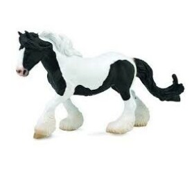 Collecta Kůň Gypsy Mare - Black White Piebald