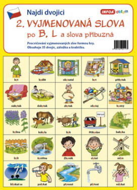 Najdi dvojici - 2. Vyjmenovaná slova po B, L a slova příbuzná - kolektiv autorů