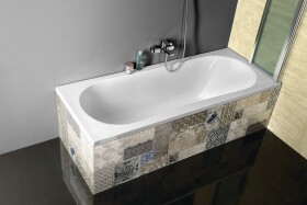 AQUALINE - JIZERA vana 180x80x39cm, bílá G1880