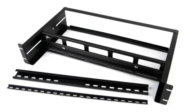 StarTech Nastavitelná DIN lišta / Adaptér do racku / DIN lišta / 2U / 482,6 mm / Ocel (ADJDINKIT)