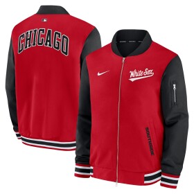 Nike Pánská bunda Chicago White Sox MLB City Connect 2026 Authentic Dugout Bomber Velikost: M