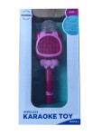 Mamido Dětský bezdratový Bluetooth karaoke mikrofon růžový MT1561