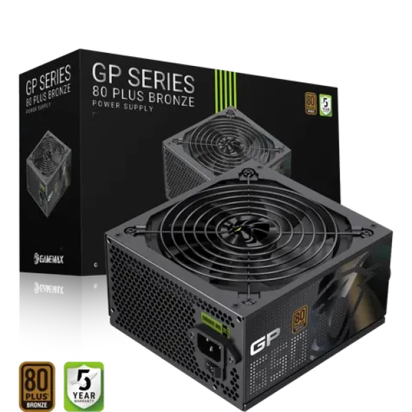 Gamemax GP 650B / Zdroj ATX / 650W / 80 Plus Bronze / nemodulární (GP 650B)