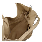 Elegantní dámská kabelka do ruky Carlita, krémová