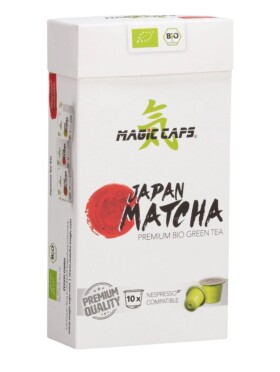 Kapsle MATCHA kompatibilní se systémem nespresso, prémiová kvalita 15g