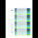 Leitz 1296 rejstřík DIN A4 1-20 polypropylen vícebarevná 20 karet extra široké , lze popsat pomocí počítače 12960000