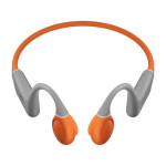 QCY Crossky link2 šedo-oranžová / Bezdrátová sluchátka / před uši / mikrofon / Bone conduction / IPX5 / Bluetooth 5.3 (T25 Grey +Orange)