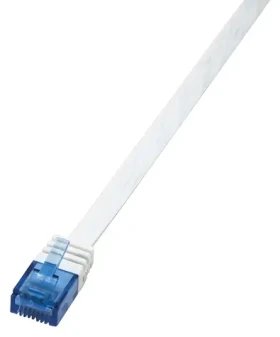 LogiLink SlimLine bílá / Patch kabel / Cat6 U/UTP / plochý / RJ45-RJ45 / 15 m (CF2101U)