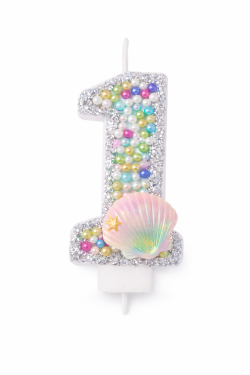 Dortová svíčka Oceán perly č.1